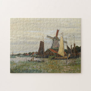 Moulin à vin à Zaandam par Claude Monet Puzzle