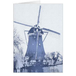 Moulin à vin néerlandais Blue Delft