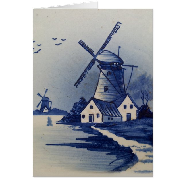 Moulin blanc blanc blanc vintage (Devant)