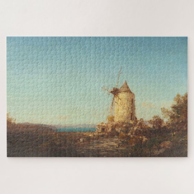 Moulin De Saint-Mitre, Près De Martigues Jigsaw Puzzle (Horizontal)
