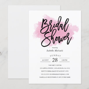 Moulin rose  Invitation à la douche nuptiale