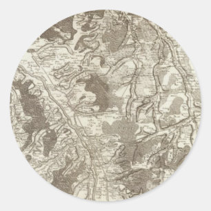 Moulins Classic Round Sticker