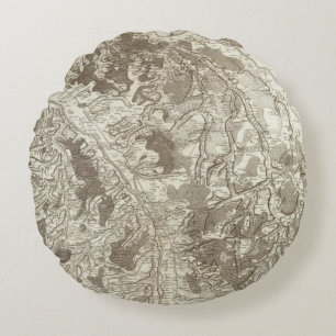 Moulins Round Pillow