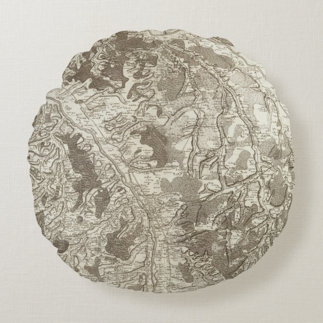 Moulins Round Pillow (Front)