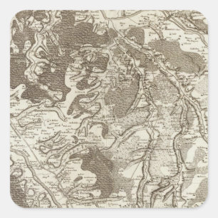 Moulins Square Sticker