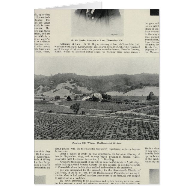 Moulton Hill Winery, California (Front)