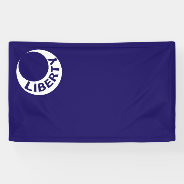 Moultrie Flag (Liberty) (American History) Banner (Horizontal)