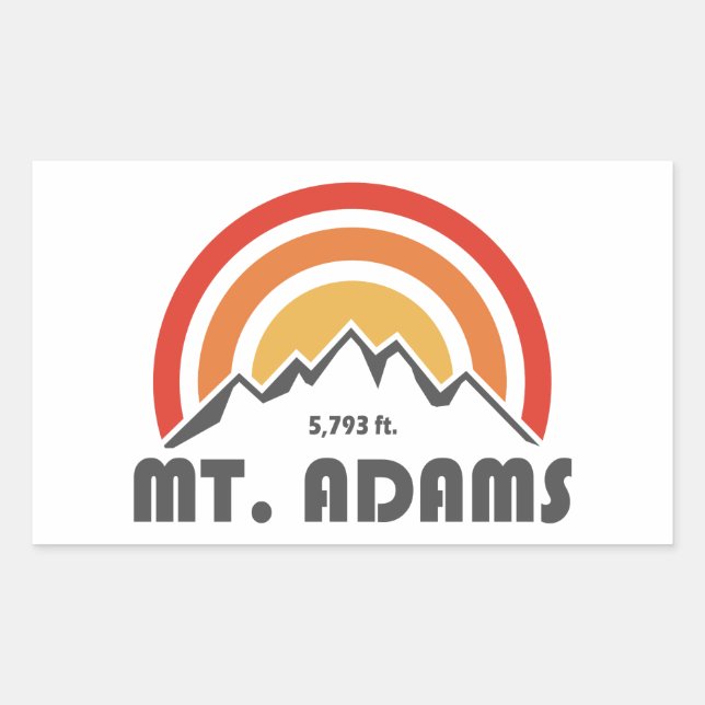 Mount Adams New Hampshire Sticker (Front)