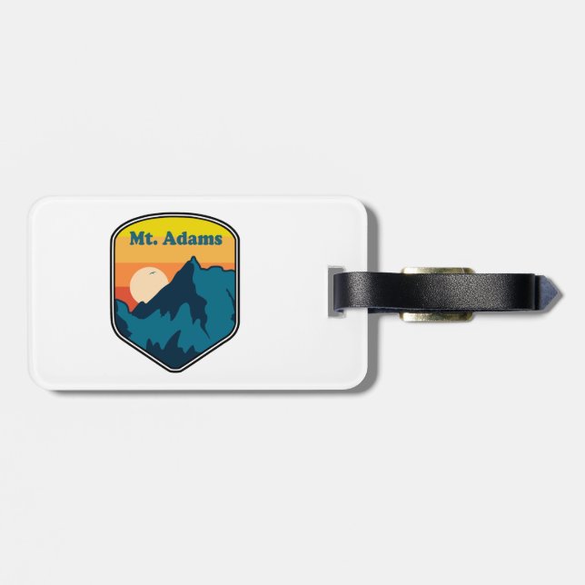 Mount Adams New Hampshire Sunrise Luggage Tag (Back Horizontal)