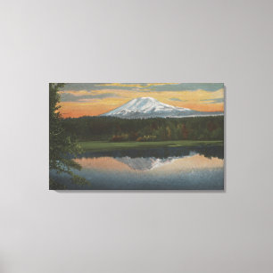 Mount Adams, Washington - View of Mountain Canvas Print