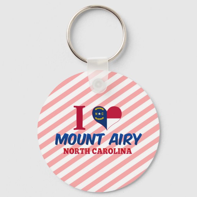Mount Airy, North Carolina Keychain (Front)