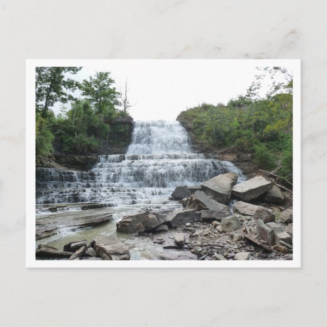 Mount Albion Falls Postcard (Front)
