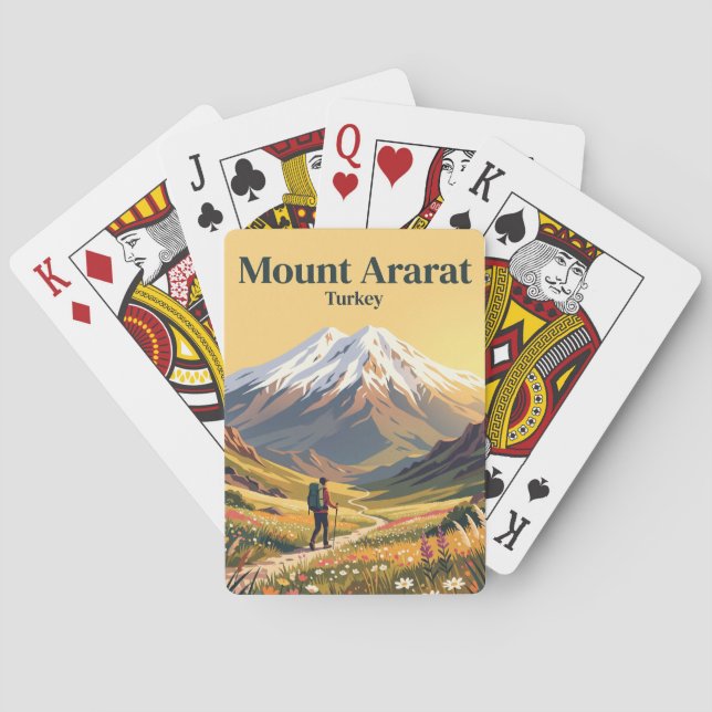 Mount Ararat Turkey Playing Cards (Back)