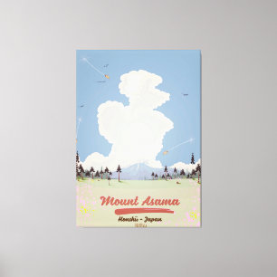 Mount Asama Honshū. Canvas Print