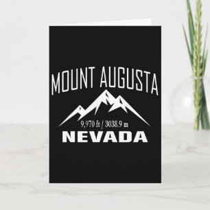 Mount Augusta Nevada Climbing Summit Club Outdoor  Card