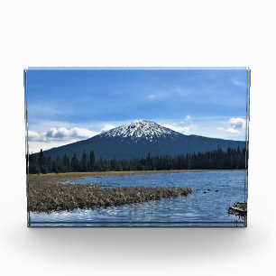 Mount Bachelor at Hosmer Lake, OR Photo Block