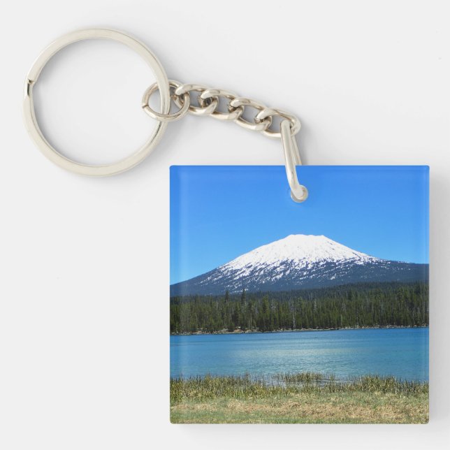 Mount Bachelor, Oregon Keychain (Front)