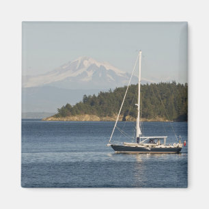 Mount Baker dominates landscape Magnet