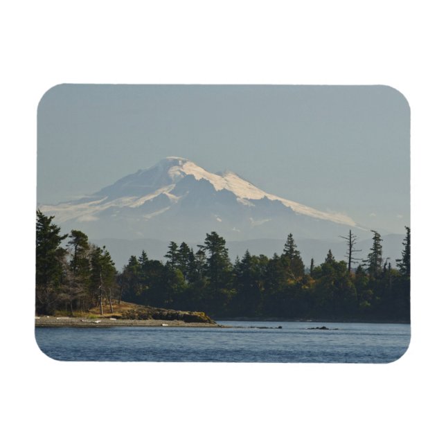 Mount Baker dominates landscape Magnet (Horizontal)