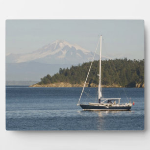 Mount Baker dominates landscape Plaque