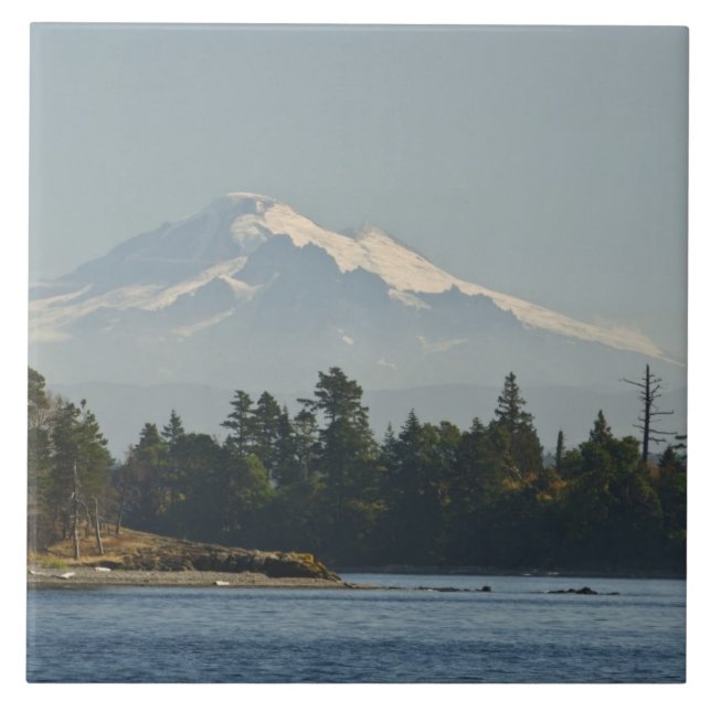 Mount Baker dominates landscape Tile (Front)