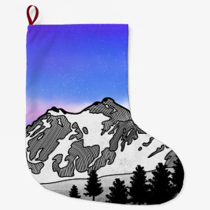 Mount Baker Large Christmas Stocking
