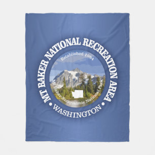 Mount Baker NRA Fleece Blanket
