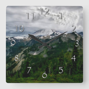 Mount Baker wall clock