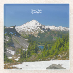 Mount Baker Washington Landscape Photo Coaster