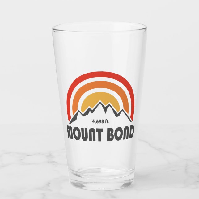 Mount Bond New Hampshire Glass (Front)