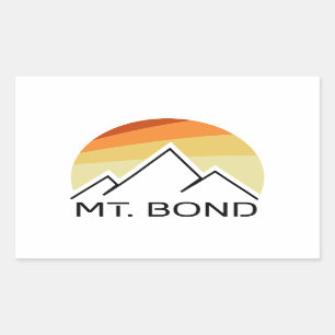 Mount Bond New Hampshire Retro Sticker