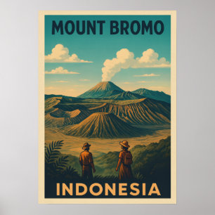 Mount Bromo Indonesia V01 Poster