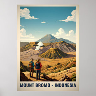 Mount Bromo Indonesia V03 Poster
