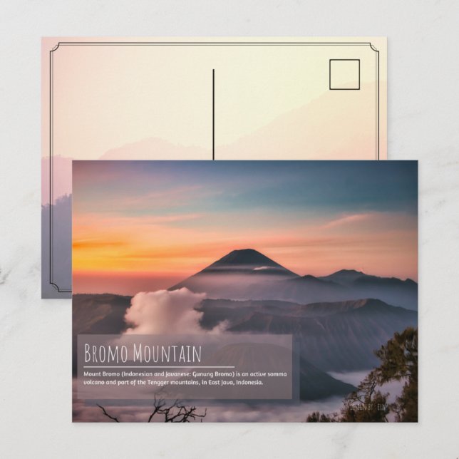 Mount Bromo Postcard (Front/Back)