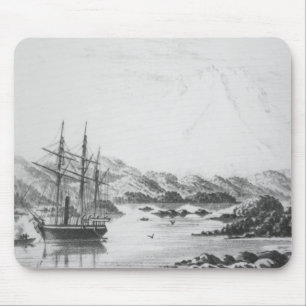 Mount Burney from the Otter Islands Mouse Pad