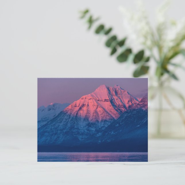 Mount Cannon Sunset Holiday Postcard (Standing Front)