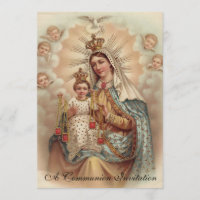 Mount Carmel First Holy Communion Invitation