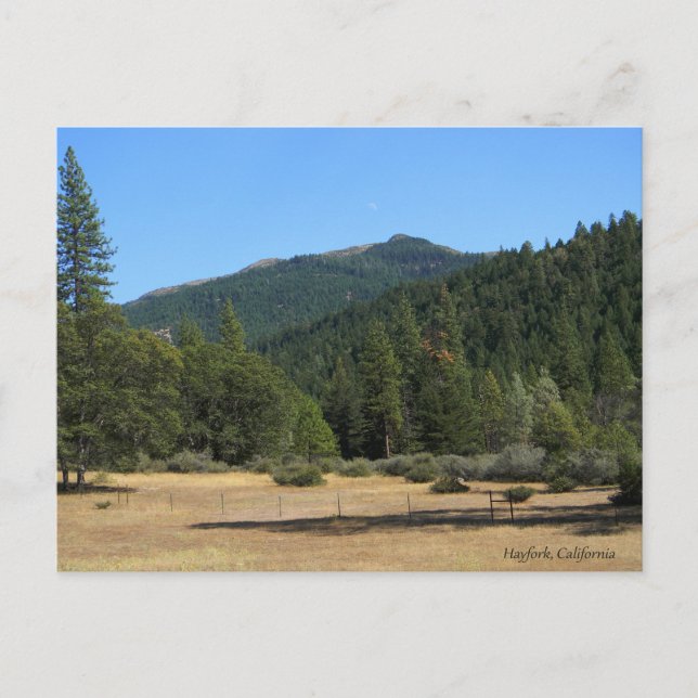 Mount Chanchelulla with slight moon... Postcard (Front)
