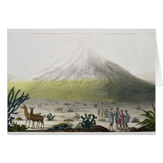 Mount Chimborazo, Ecuador, from 'Le Costume Ancien (Front Horizontal)