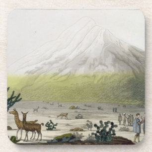 Mount Chimborazo, Ecuador, from 'Le Costume Ancien Coaster