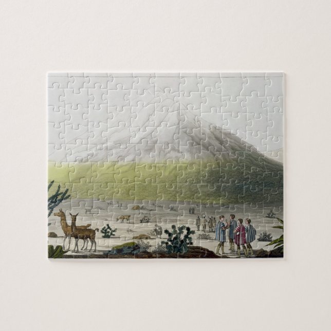 Mount Chimborazo, Ecuador, from 'Le Costume Ancien Jigsaw Puzzle (Horizontal)