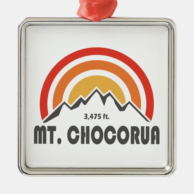 Mount Chocorua New Hampshire Metal Ornament (Front)