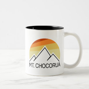 Mount Chocorua New Hampshire Retro Two-Tone Coffee Mug