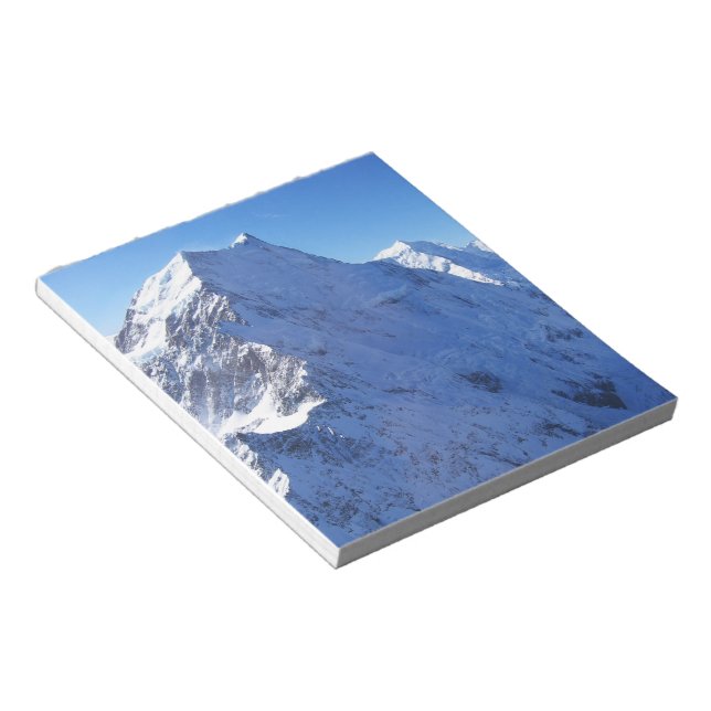 Mount Cook (Aoraki) Peak, New Zealand Notepad (Angled)