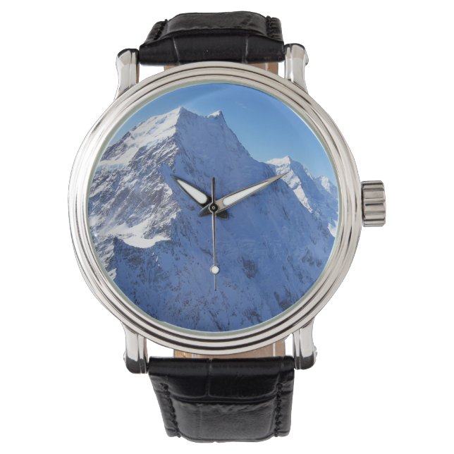Mount Cook (Aoraki) Peak, New Zealand Watch (Front)