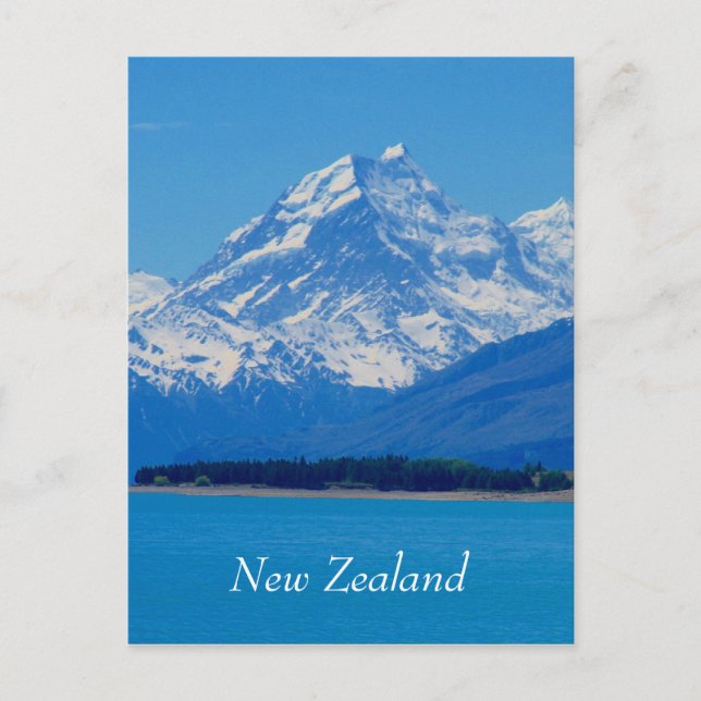 mount cook blue postcard (Front)
