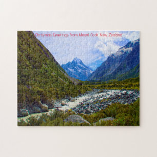 Mount Cook New Zealand. Jigsaw Puzzle