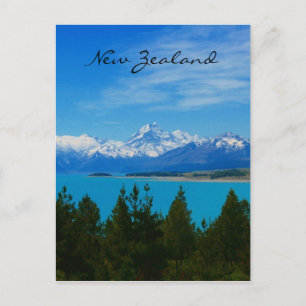 mount cook waters postcard