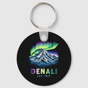 Mount Denali Alaska Mountain Denali National Park Keychain
