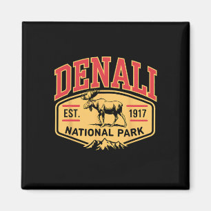 Mount Denali Alaska Mountaineer Climbing National Magnet
